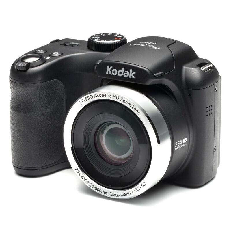 KODAK Pixpro AZ252 - Appareil Photo Bridge 16 MP, Zoom 25X, Vidéo HD 720p, Noir