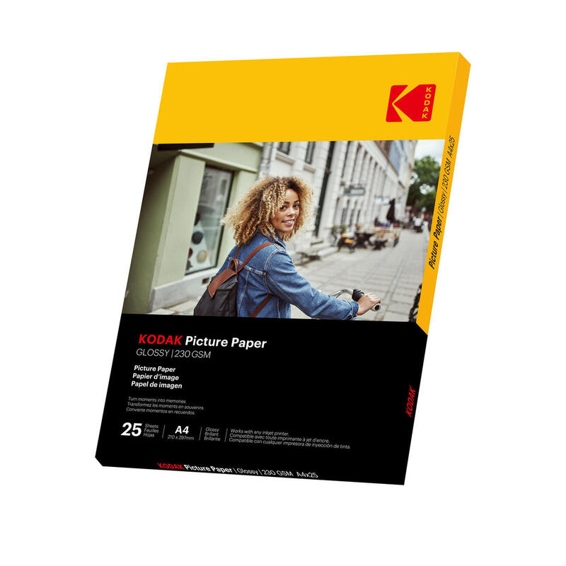 KODAK Glanzend Fotopapier A4 230g/m² - 25 vellen inkjet - 9891266