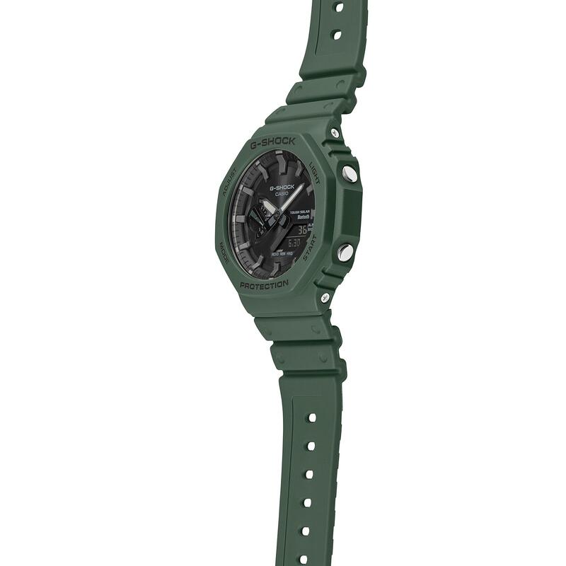 Casio Analoog en digitaal  Horloge Groen/Zwart GA-B2100-3AER