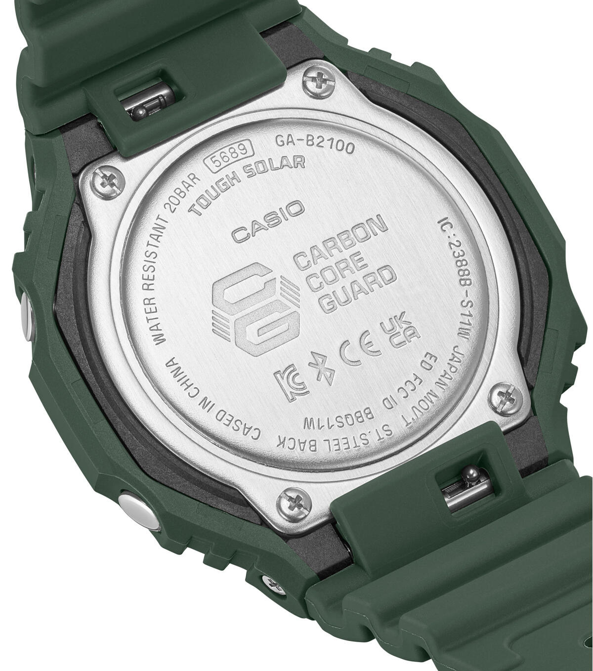 Orologio Uomo Casio GA-B2100-3AER, Quarzo, 45mm, 20ATM 5/6