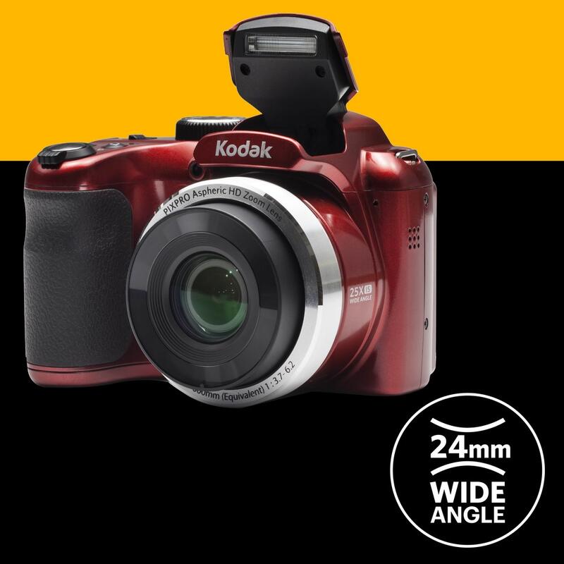 KODAK Pixpro AZ252 - Appareil Photo Bridge 16 MP, Zoom 25X, Vidéo HD 720p