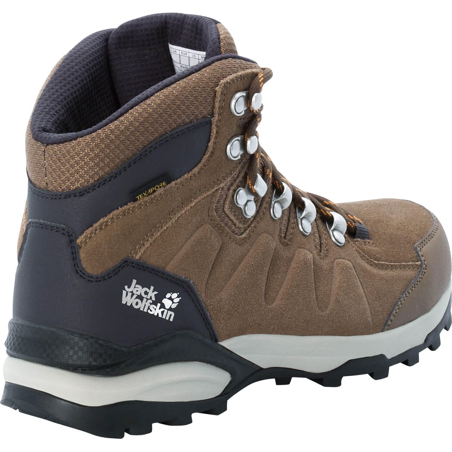 Dames trekkinglaarzen Jack Wolfskin Refugio Texapore Mid 3/6