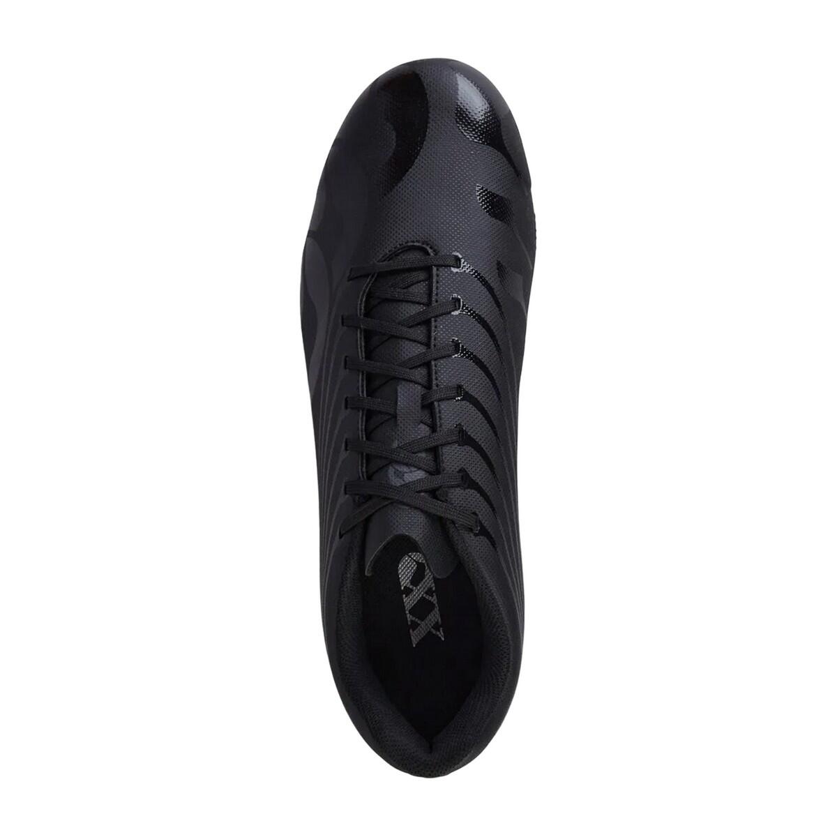 Chaussures de rugby pour terrain mou STAMPEDE TEAM Homme (Noir / Argenté)