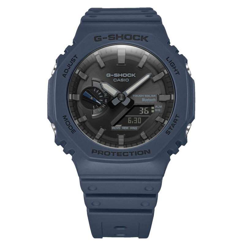 Casio Analoog en digitaal  Horloge Blauw/Zwart GA-B2100-2AER