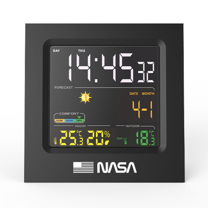 NASA WS300 - Station Météo LCD 4.3", Piles AA, Calendrier, Horloge, Alarme