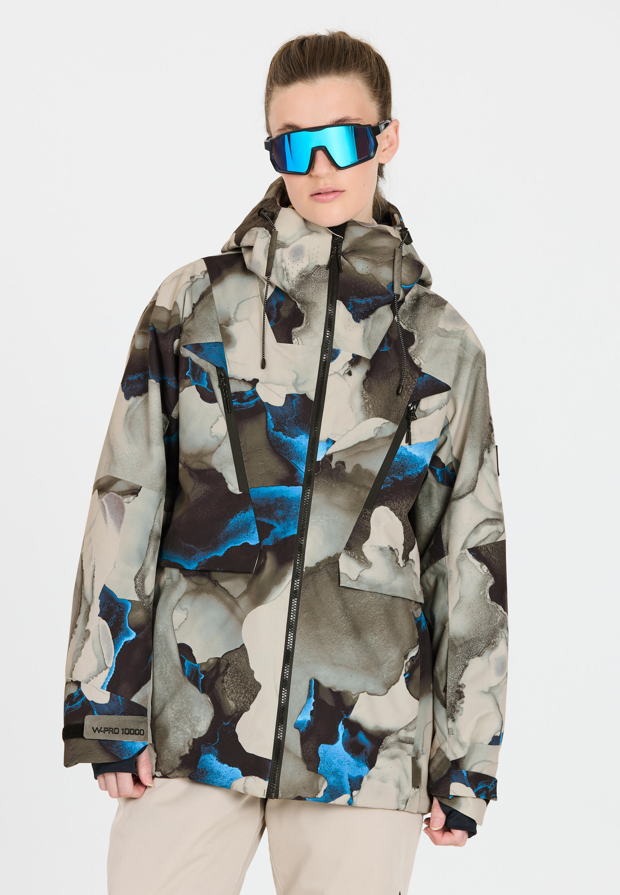 Chaqueta de esquí estampada mujer Whistler Palmdale 4/5