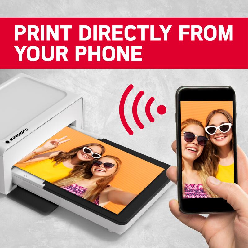 AGFA PHOTO Realipix Moments Printer Pack - 80 Afdrukken, Wit