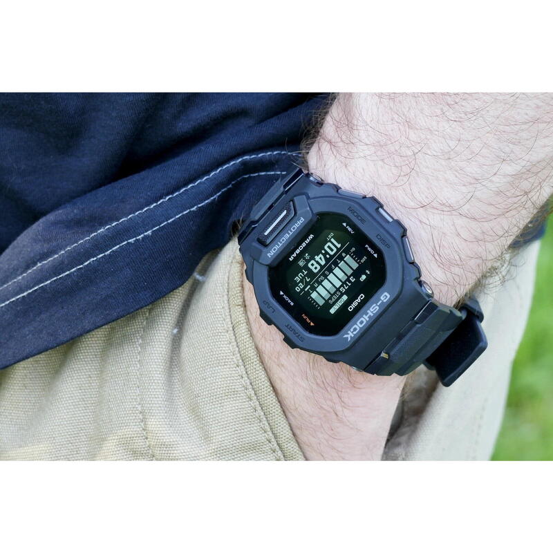 Ceas barbatesc Casio GBD-200-1ER, Quartz, 44mm, 20ATM