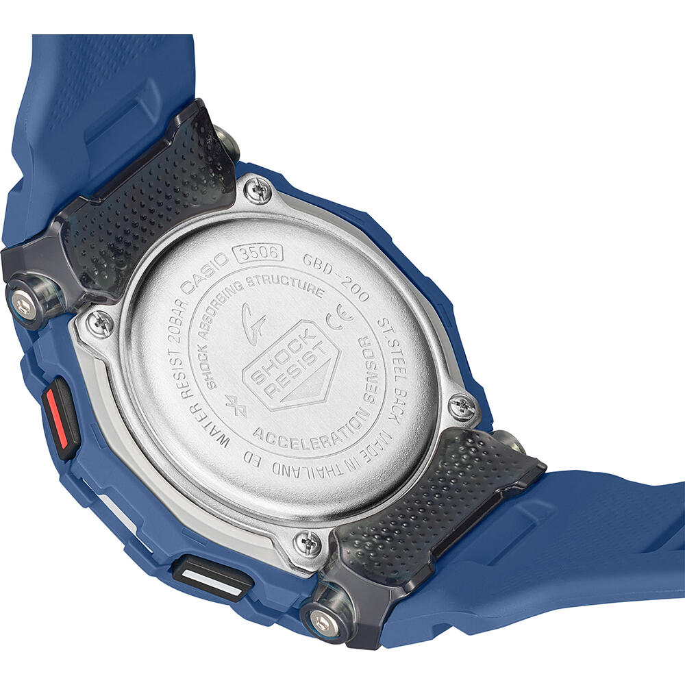 Casio Digital Montre Bleu/Noir GBD-200-2ER 3/6