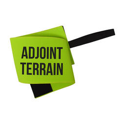 Brassard “ADJOINT TERRAIN” avec Scratch et élastique SportiFrance
