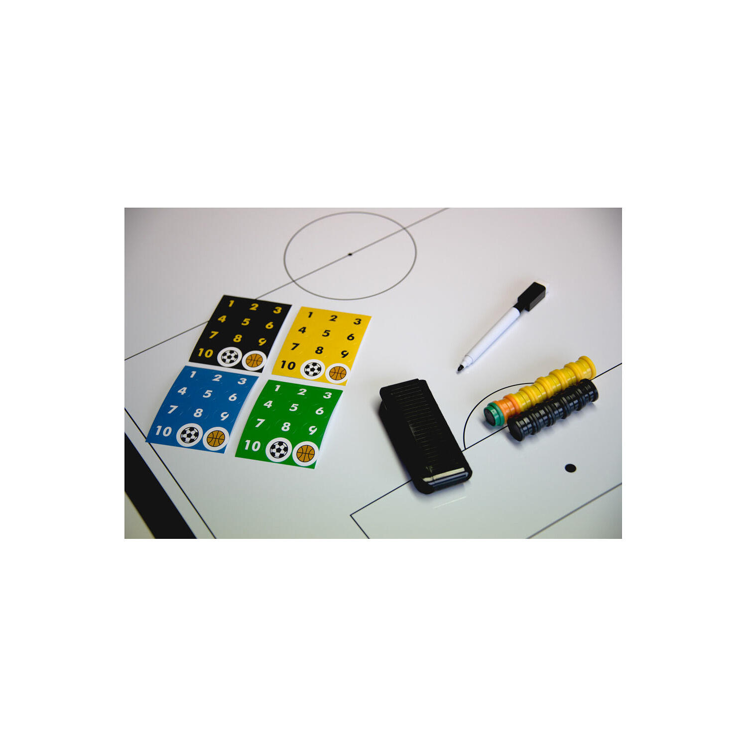 Tableau Stratégique Magnétique De Football Powershot – 60 X 45 Cm, Surface Magnétique, Idéal Pour Tactiques