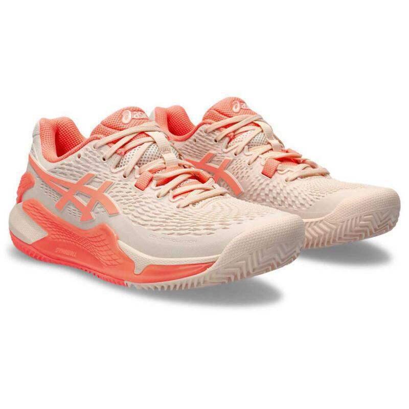 Zapatillas Asics Gel Resolution 9 Clay Rosa Coral Mujer -  - 38