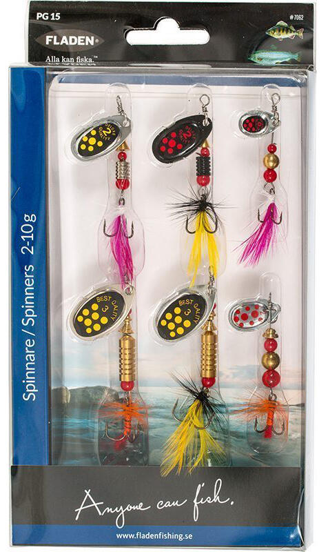 FLADEN Set 6 Spinners 2-10g