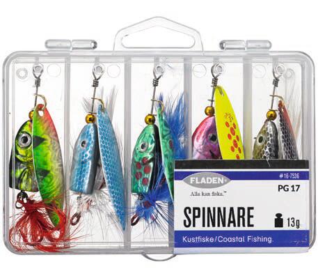FLADEN Set 5 Spinners 13g