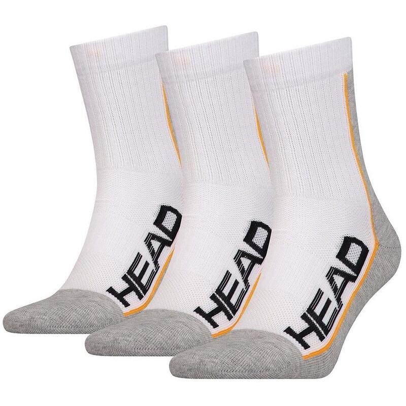 Calcetines unisex Head Performance 3p en color blanco