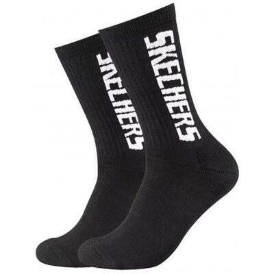 2 Paar Skechers Unisex Sportsocken Tennissocken cushioned line Socken SK41042