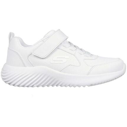 Zapatillas niÃ±os unisex Skechers Bounder-power study en color blanco