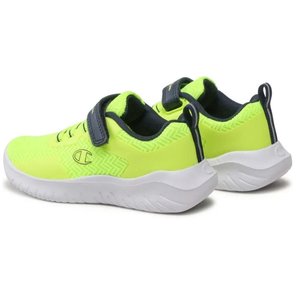 Zapatillas para niños unisex Champion Low cut en color verde 3/4