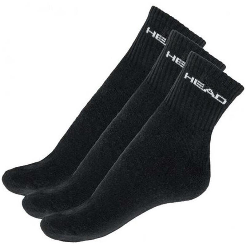 Calcetines unisex Head Head crew 3p en color negro