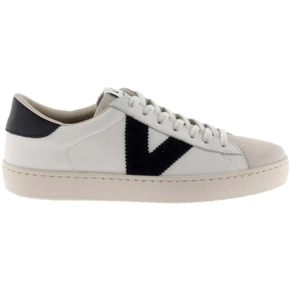 VICTORIA Berlin Leather & Split Womens Sports Low Top Lace Up Trainers