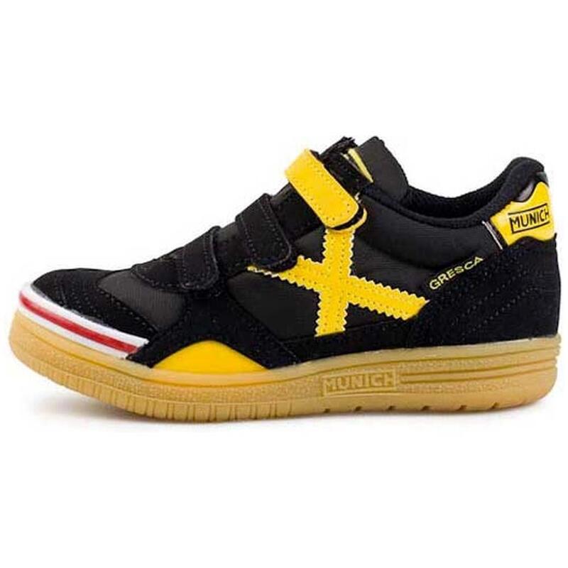Munique Gresca vco 02 sapatos de criança unisexo em preto