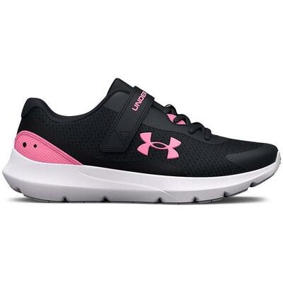 Zapatillas para niños unisex Under armour Ginf surge 3 en color negro