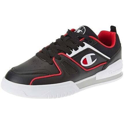 Champion 3 Point Low Herren Sneaker S21882-CHA-KK002 schwarz/rot