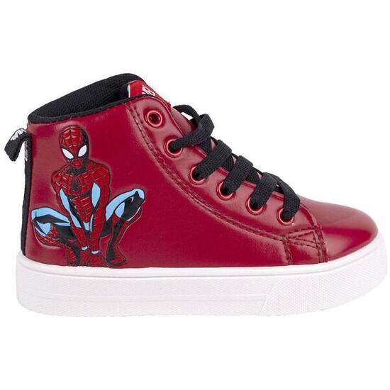 Zapatillas niÃ±os CerdÃ¡ Spiderman en color rojo