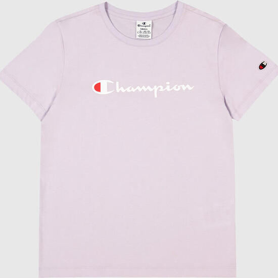 Women's Champion Crewneck Purple T-shirt