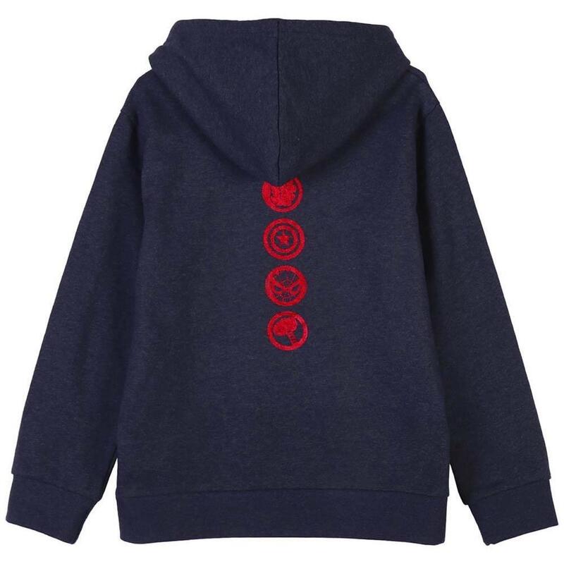 Sudadera con capucha niÃ±os unisex CerdÃ¡ Marvel en color azul