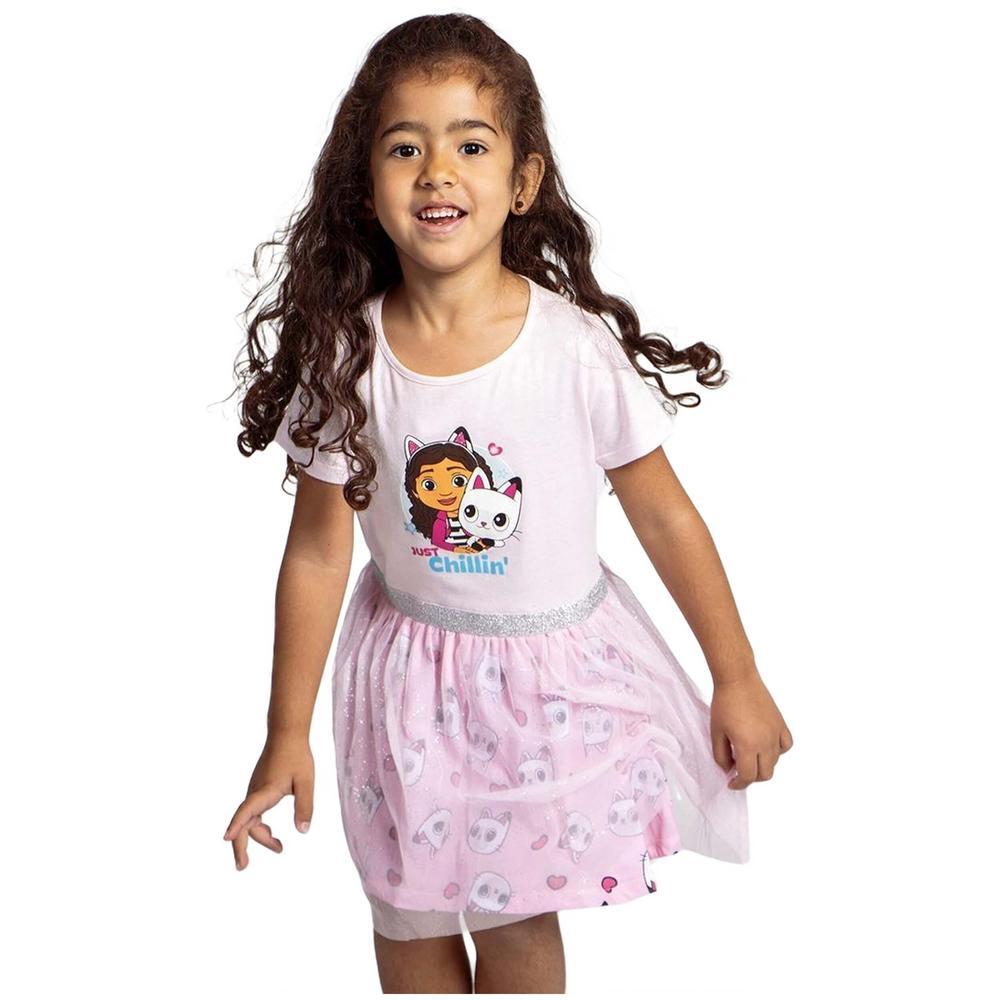Vestido niÃ±as CerdÃ¡ Gabby's dollhouse en color rosa 4/5