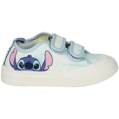 Zapatillas de Loneta Stitch Azul Degradadas Niña