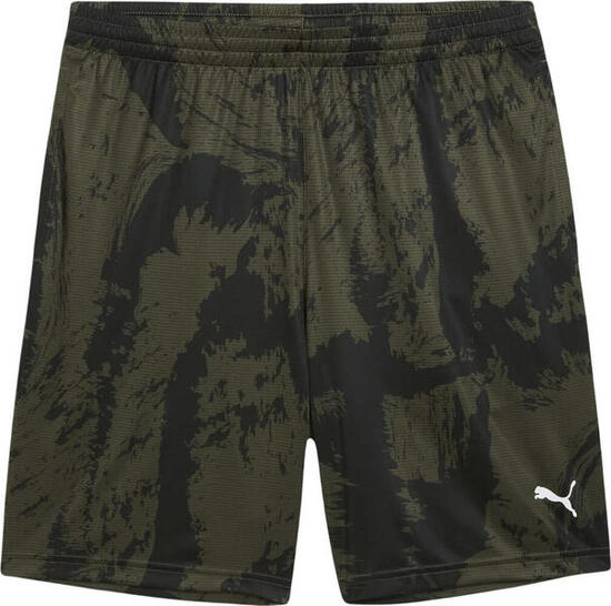 Pantaloncini Stampa Su Intera Superficie Uomo Puma Train All Day Verde