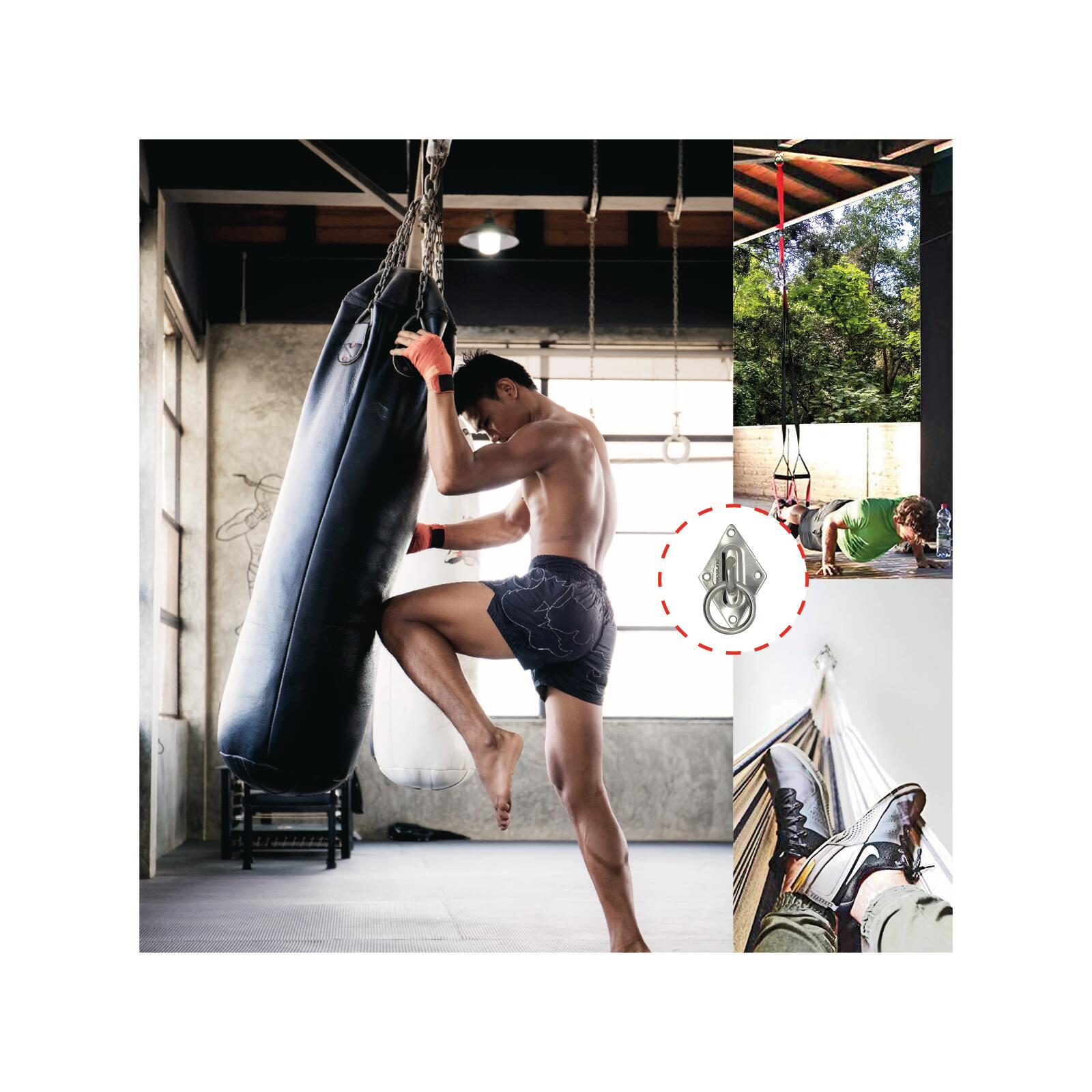 Acessório de treino de força resistente à corrosão Halterung Sling Trainer 3/7