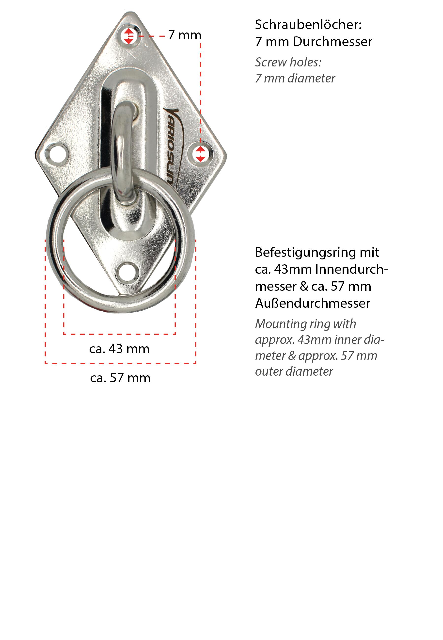 Acessório de treino de força resistente à corrosão Halterung Sling Trainer 4/7