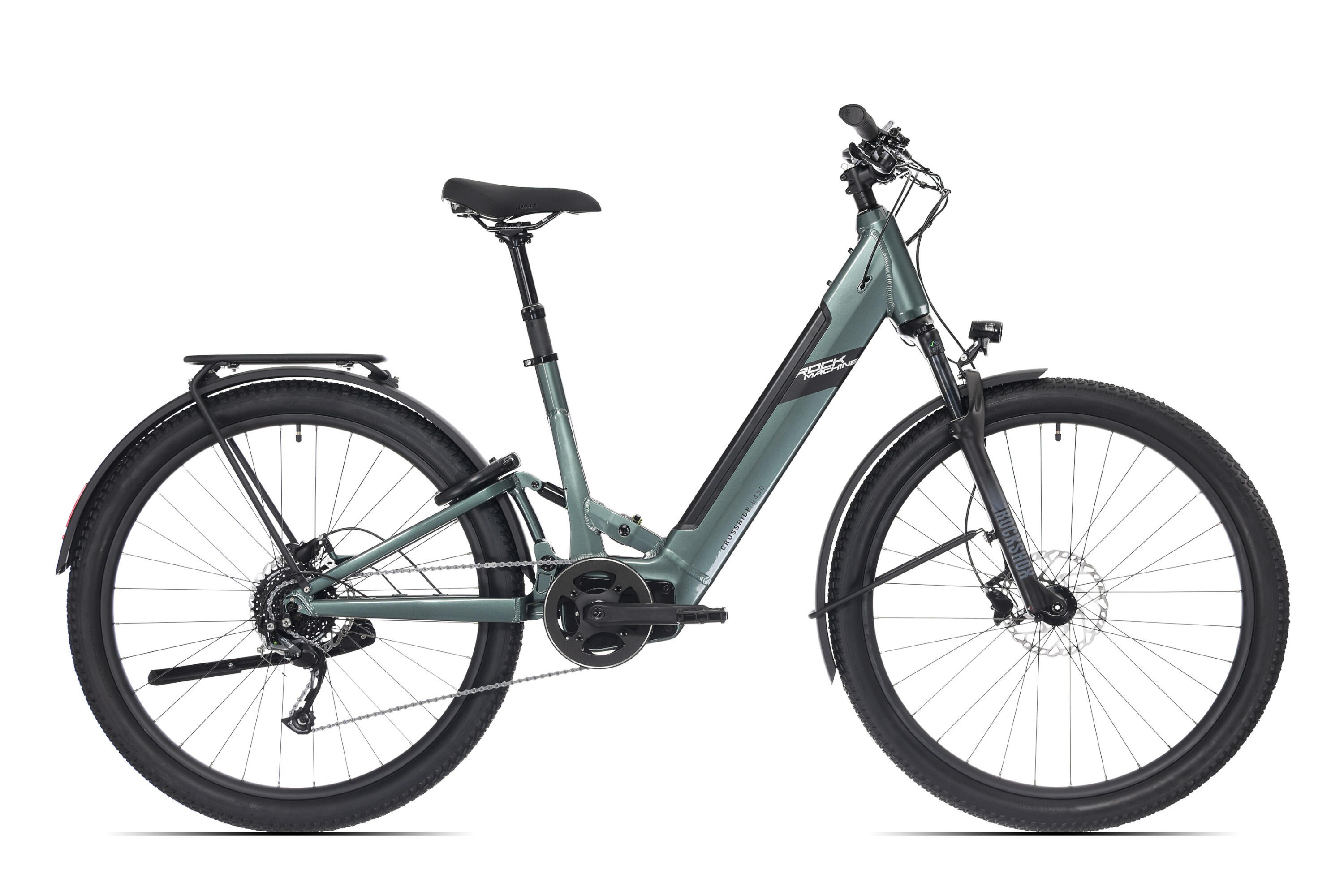 ROCKMACHINE Rock Machine Crossride e450 FS Touring - Bicicleta Eléctrica de Trekking