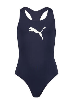 PUMA Racerback Badeanzug für Mädchen Badeanzug SWIM GIRLS Chlorbeständig