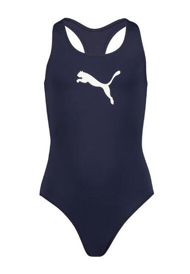 PUMA Racerback Badeanzug für Mädchen Badeanzug SWIM GIRLS Chlorbeständig