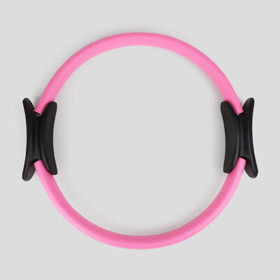 Anello Pilates con due maniglie rosa