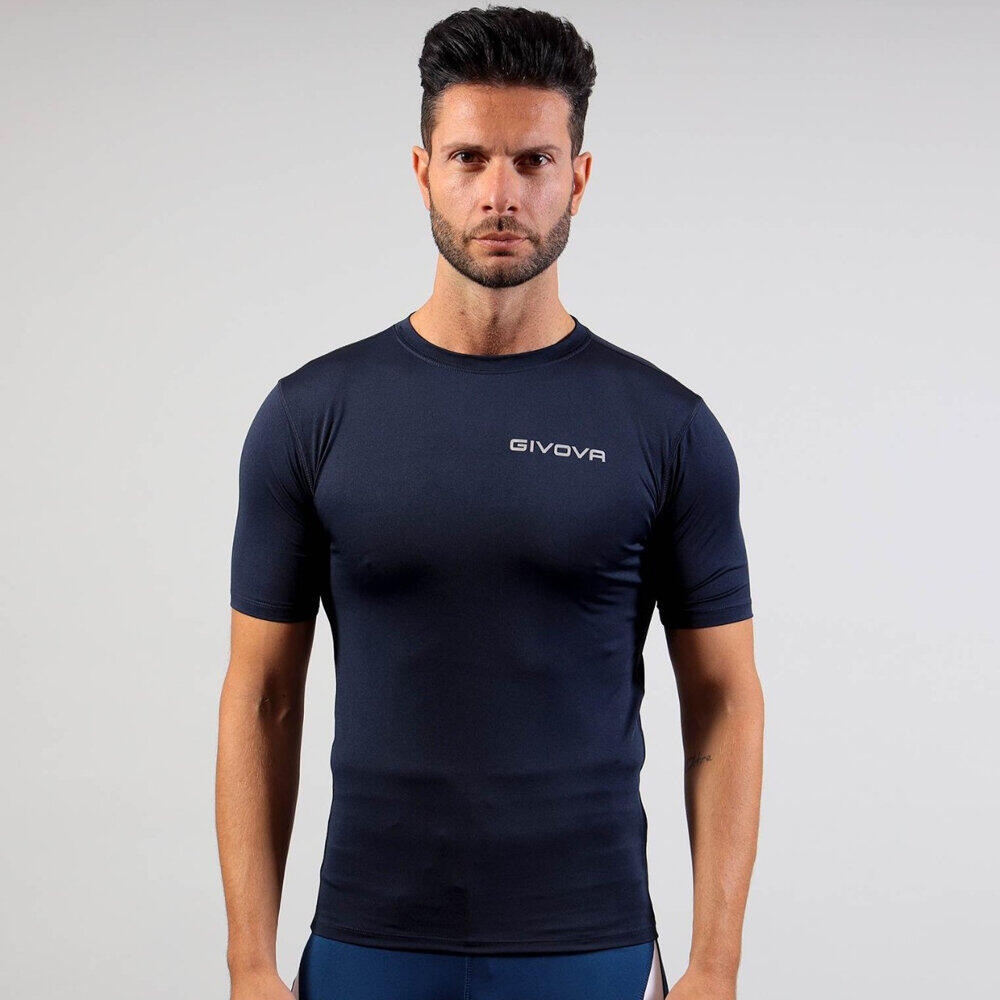 T-shirt uomo da palestra givova blu 2/4