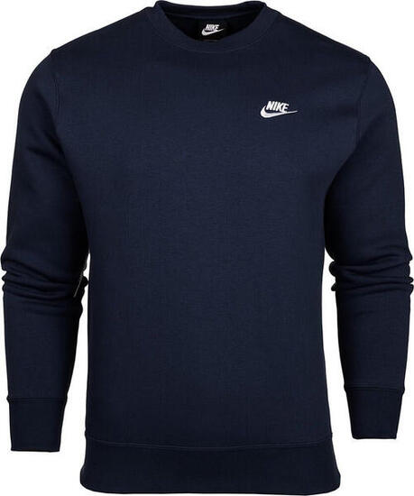 Maglia da golf Nike NSW Club Crew BB da uomo grigia
