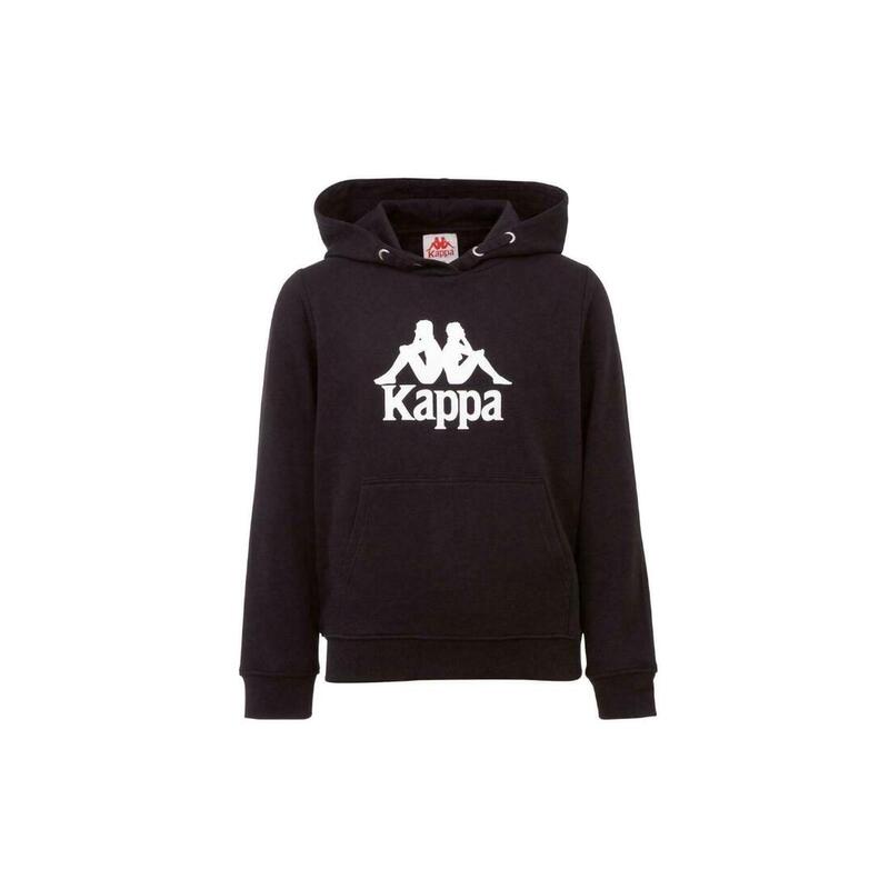 Kappa Taino Kids Hoodie, Garçon, Fitness, pulls molletonnés, noir