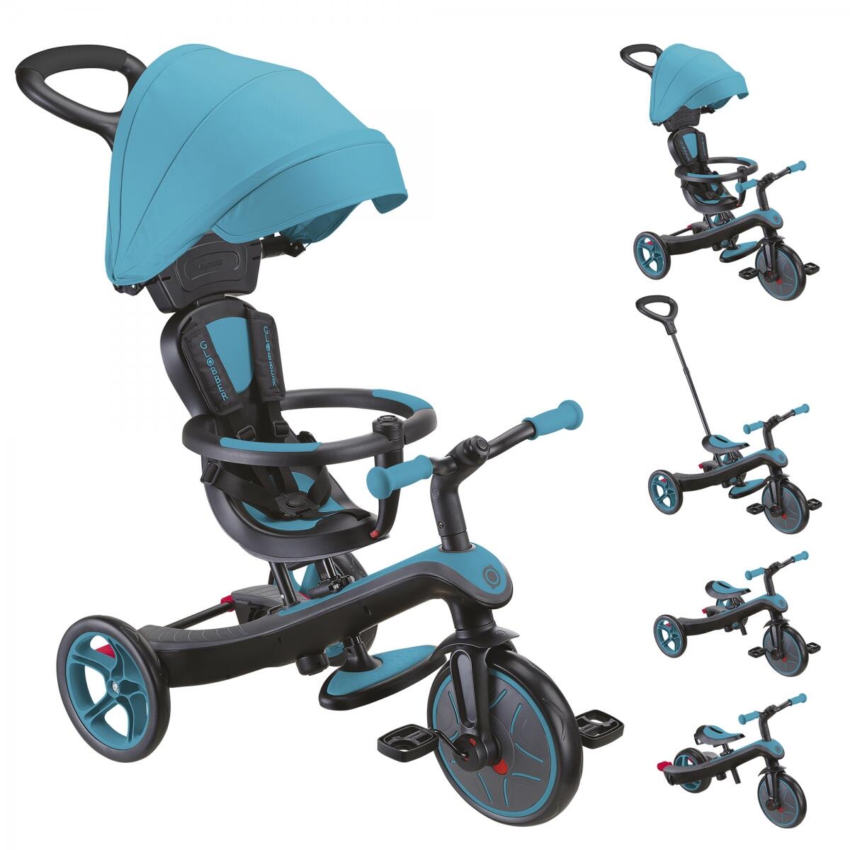 Globber Trike 4 in 1 in Teal
