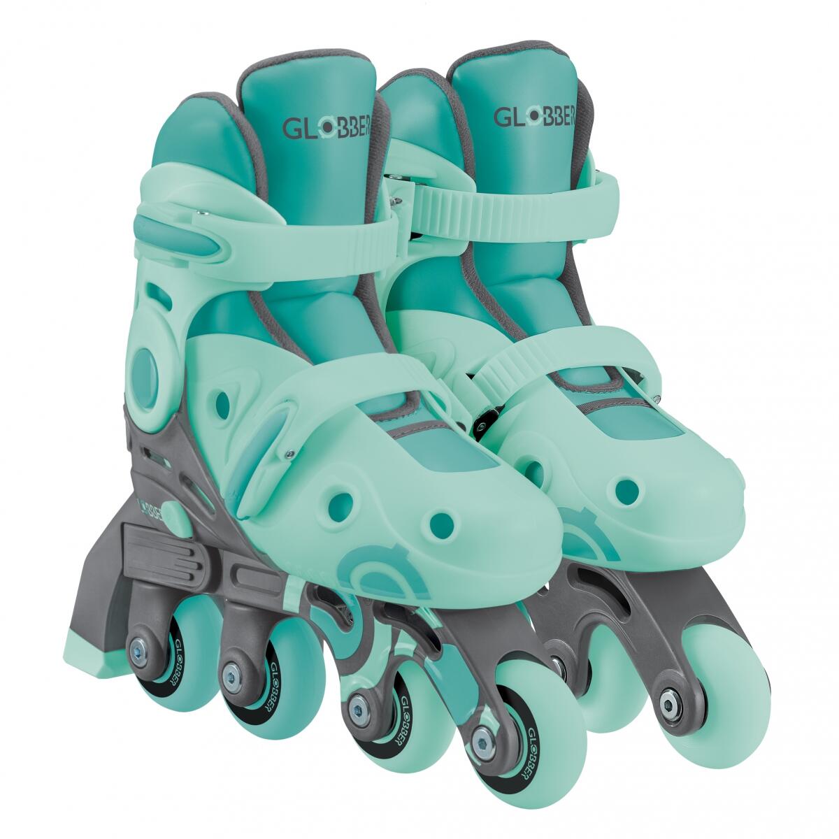 2-in-1-Rollschuhe, mitwachsend, Größe S-M von 30 bis 33 - Mintgrün 2/7