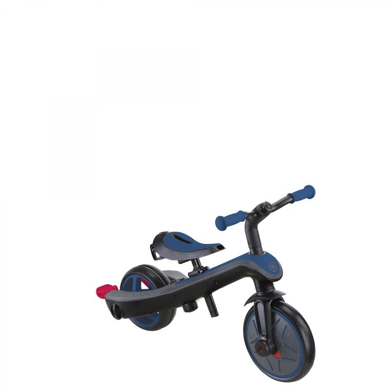 Tricycle évolutif pour bébé EXPLORER 4 en 1 - Bleu marine