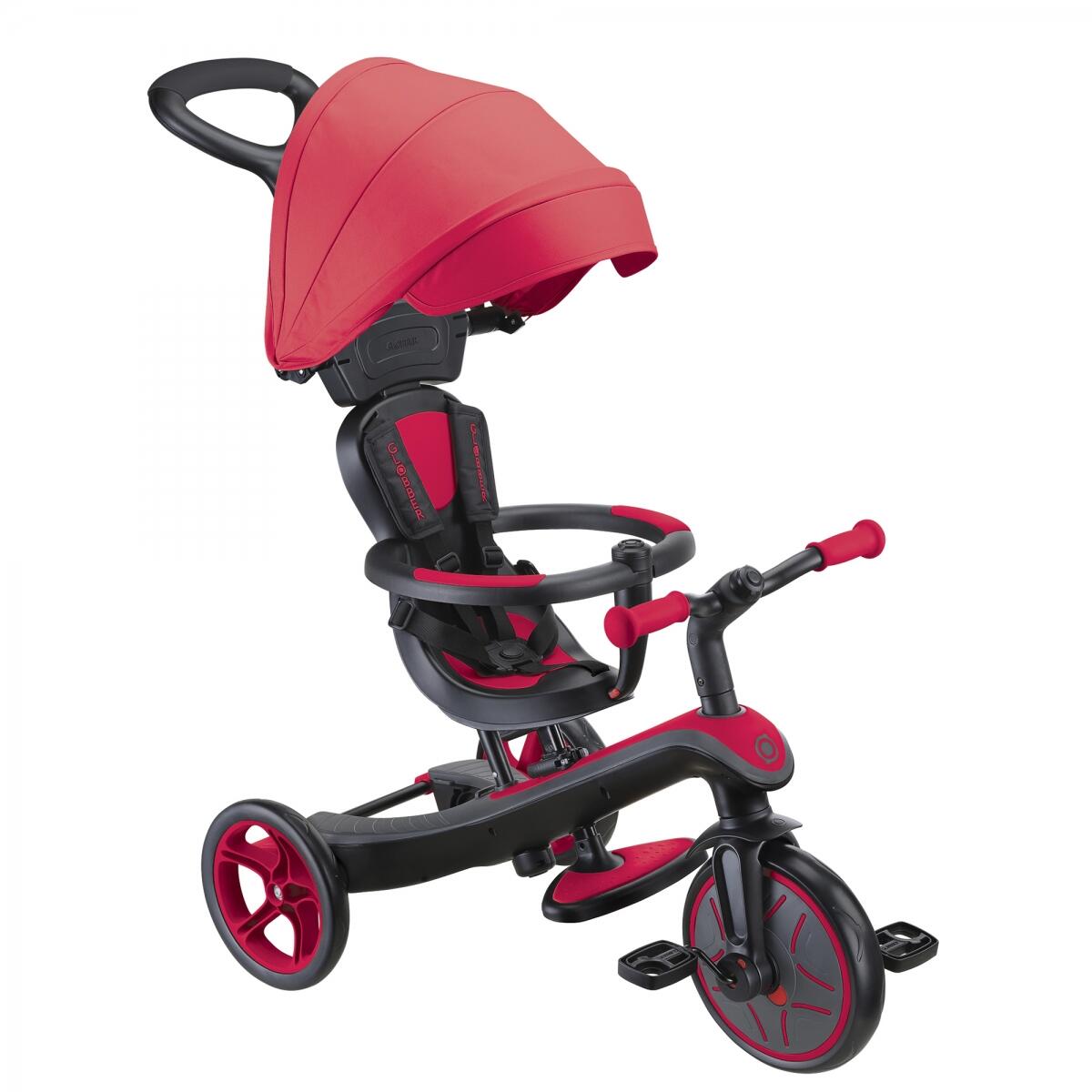 Tricycle évolutif pour bébé EXPLORER 4 en 1 - Rouge 2/7