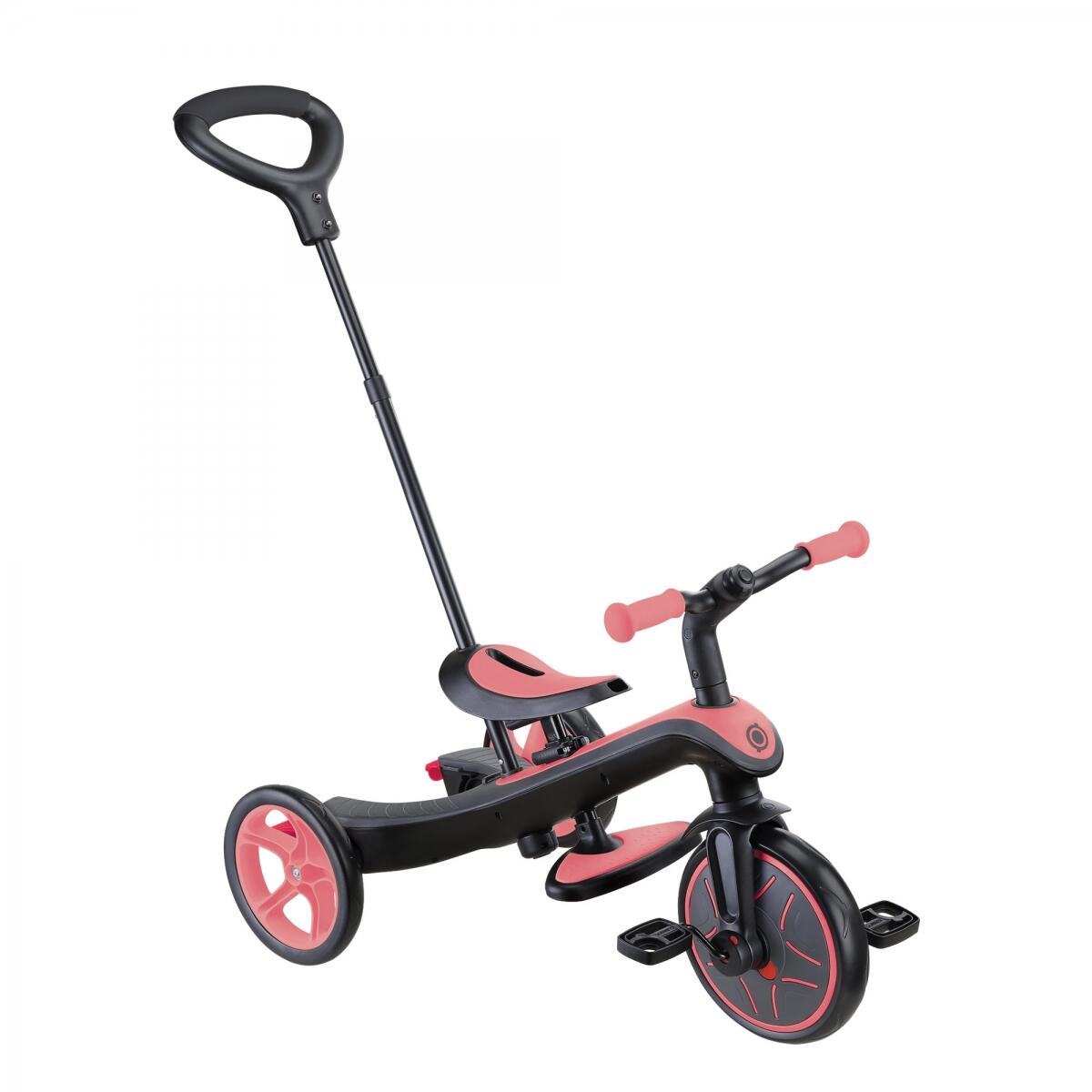 Triciclo evolutivo para bebé EXPLORER 4 em 1 - Rosa coral 3/7
