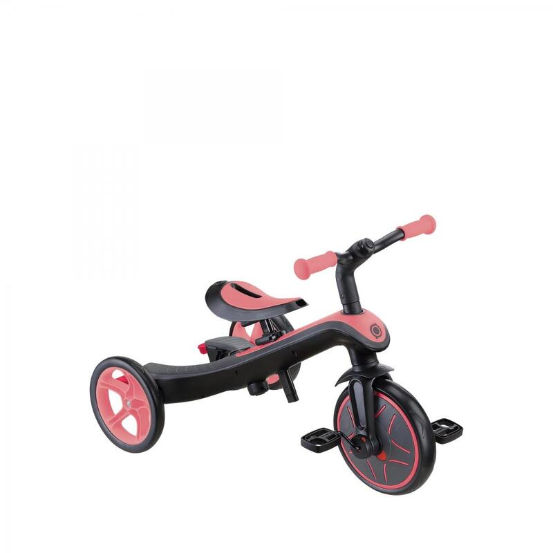 Tricycle évolutif pour bébé EXPLORER 4 en 1 - Rose Corail