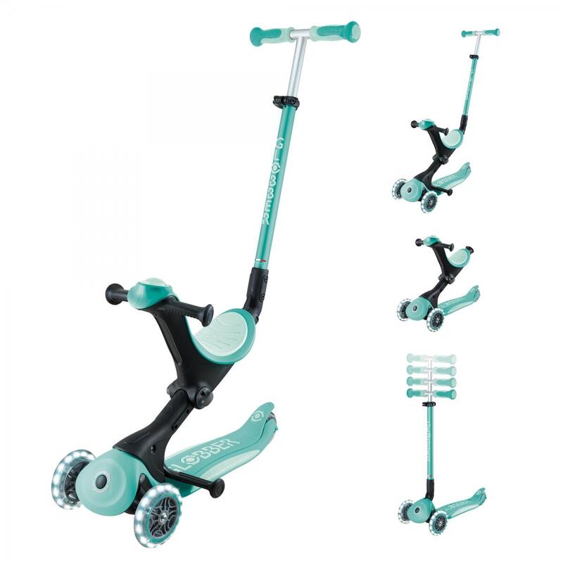 Trottinette évolutive GO-UP DELUXE LIGHTS - Vert menthe