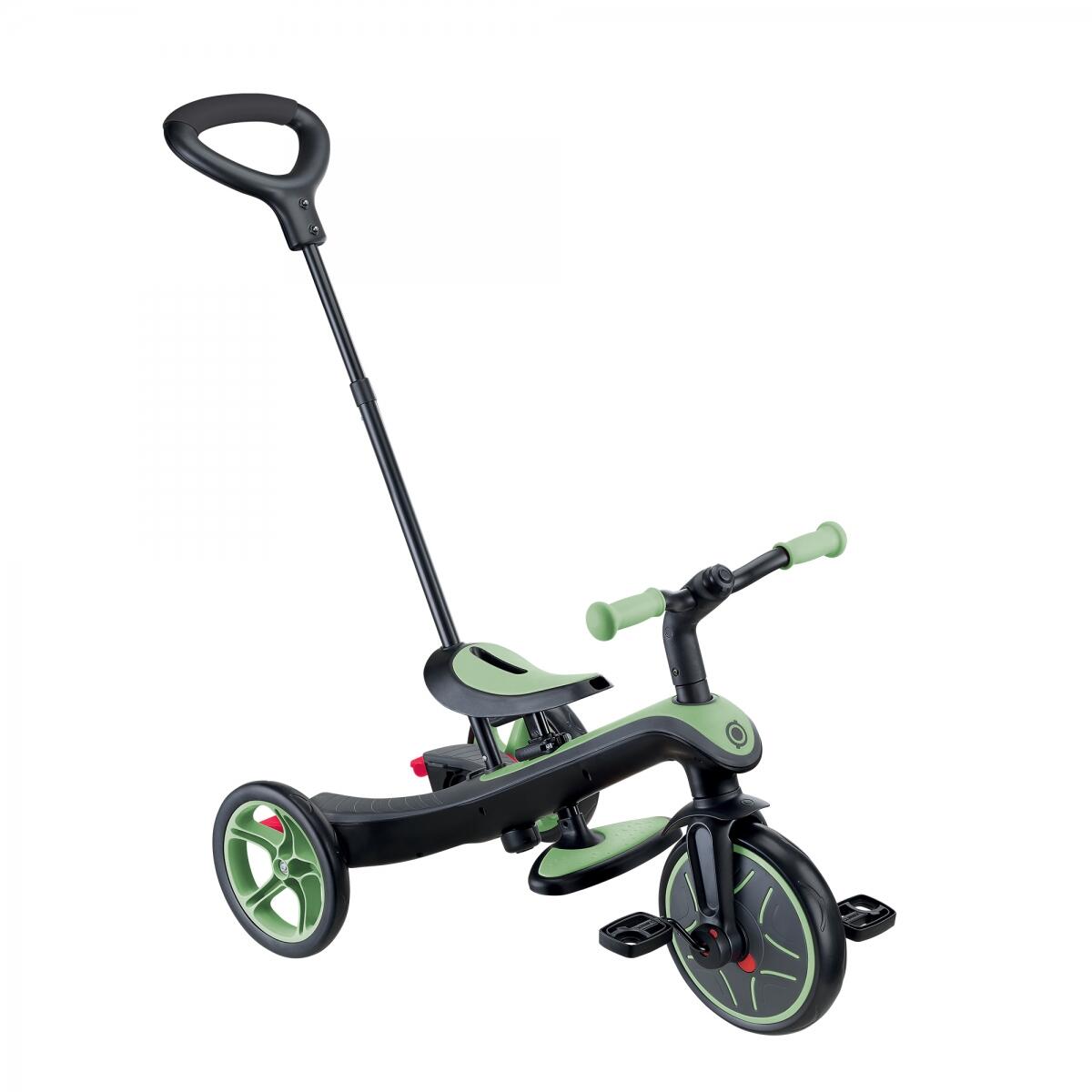 Evolutiedriewieler voor baby EXPLORER 4-in-1 - Groen Salie 3/7